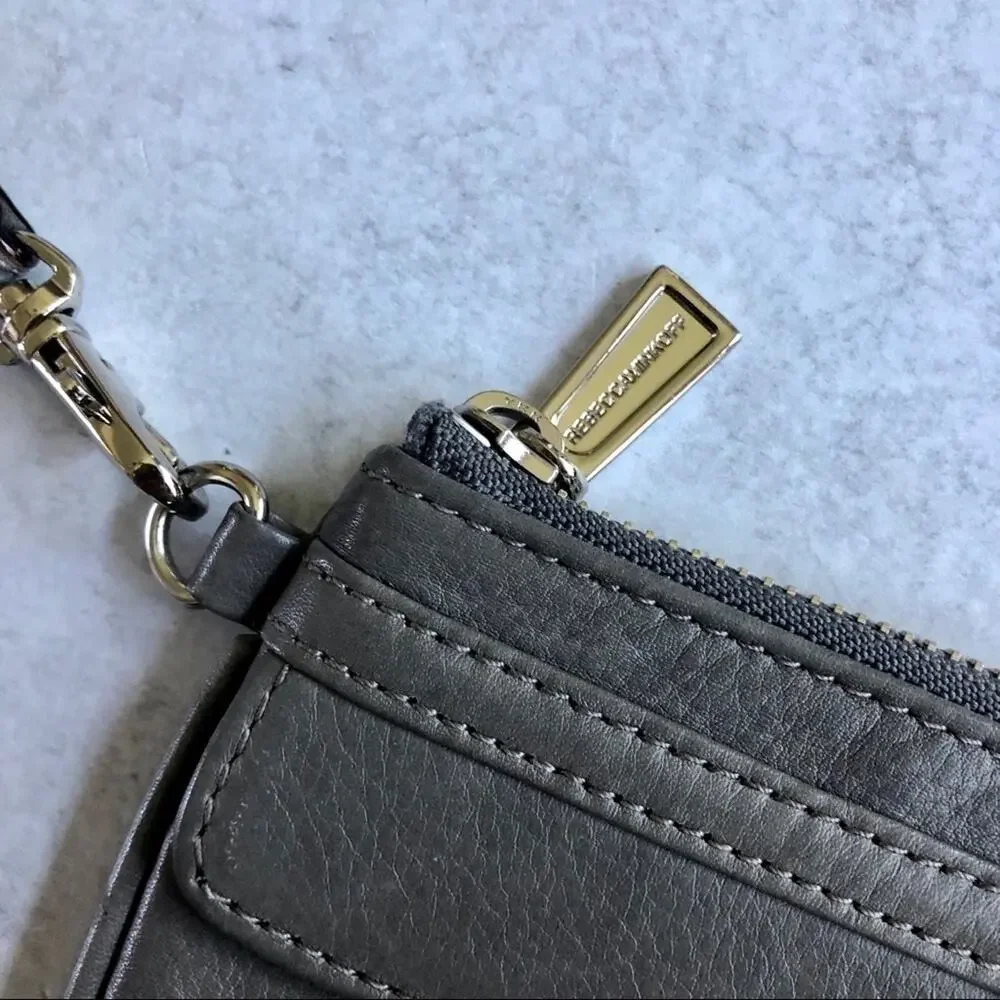 Rebecca Minkoff Gray Wristlet Clutch